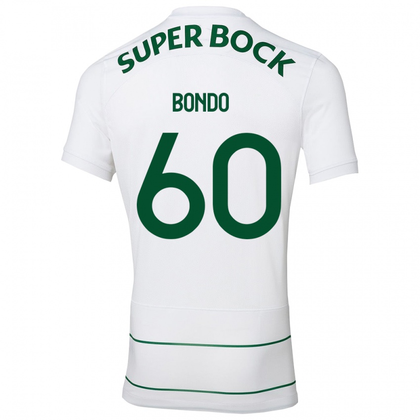 Kinderen Pedro Bondo #60 Wit Uitshirt Uittenue 2023/24 T-Shirt