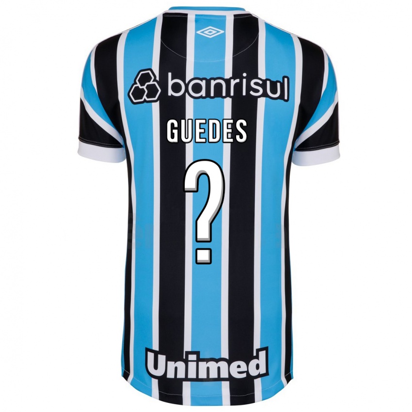 Heren Guilherme Guedes #0 Blauw Thuisshirt Thuistenue 2023/24 T-Shirt