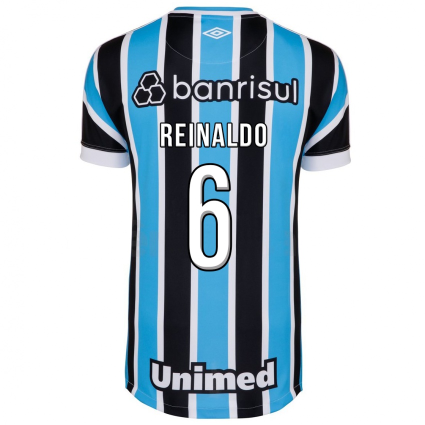 Heren Reinaldo #6 Blauw Thuisshirt Thuistenue 2023/24 T-Shirt