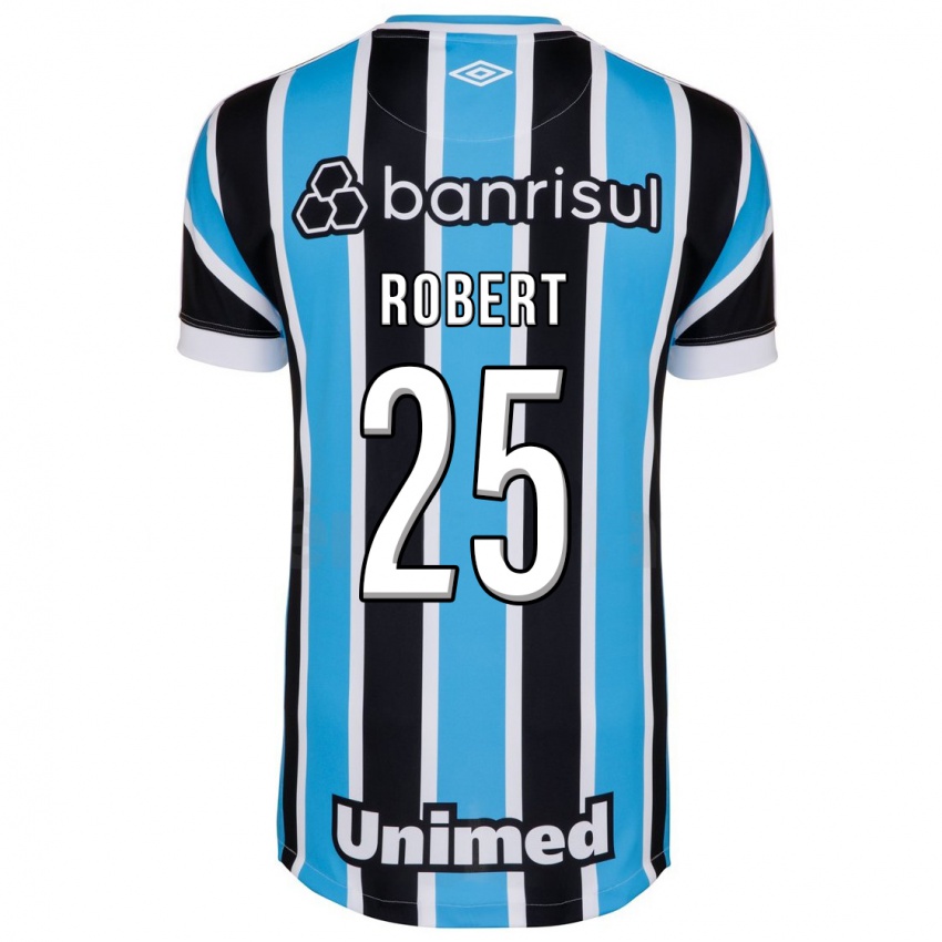 Heren Jhonata Robert #25 Blauw Thuisshirt Thuistenue 2023/24 T-Shirt