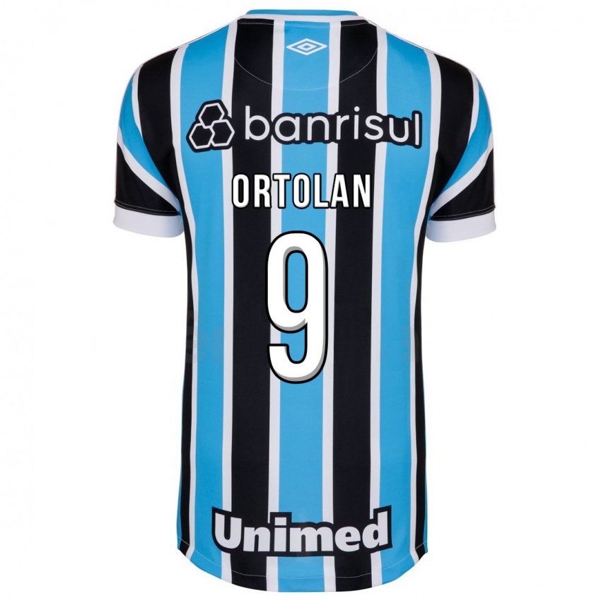 Heren Dani Ortolan #9 Blauw Thuisshirt Thuistenue 2023/24 T-Shirt