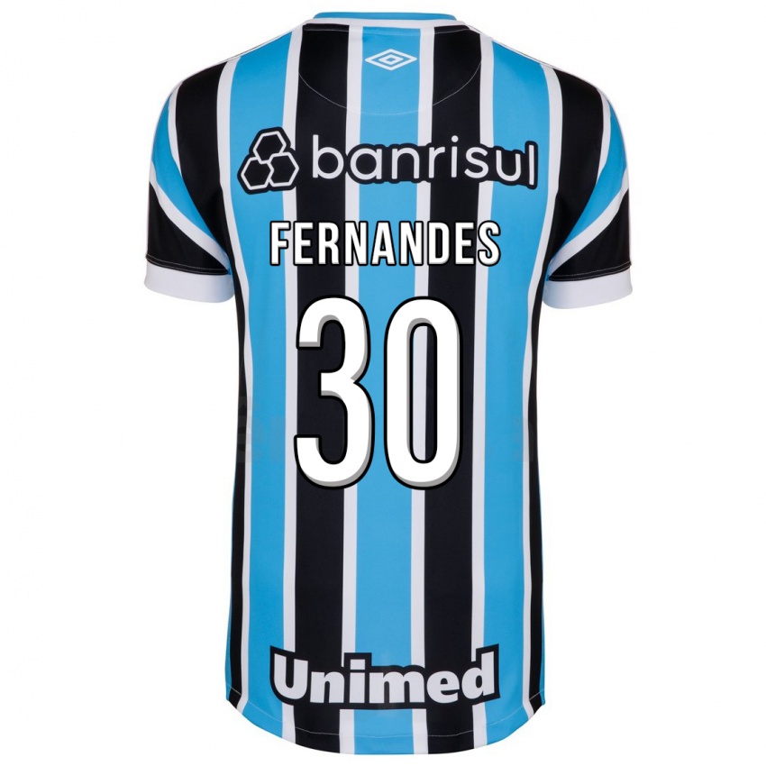 Heren Raquel Fernandes #30 Blauw Thuisshirt Thuistenue 2023/24 T-Shirt