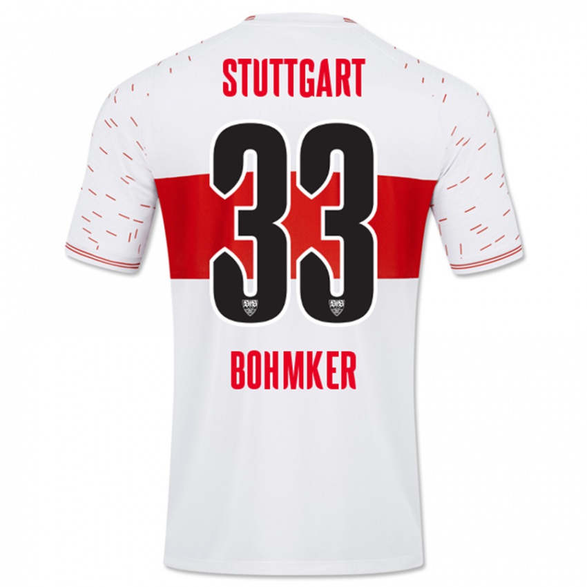 Heren Finn Böhmker #33 Wit Thuisshirt Thuistenue 2023/24 T-Shirt