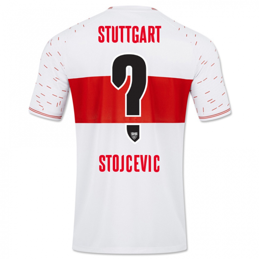 Heren Martin Stojcevic #0 Wit Thuisshirt Thuistenue 2023/24 T-Shirt