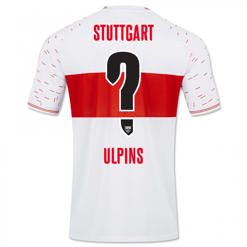 Heren Timo Ulpins #0 Wit Thuisshirt Thuistenue 2023/24 T-Shirt