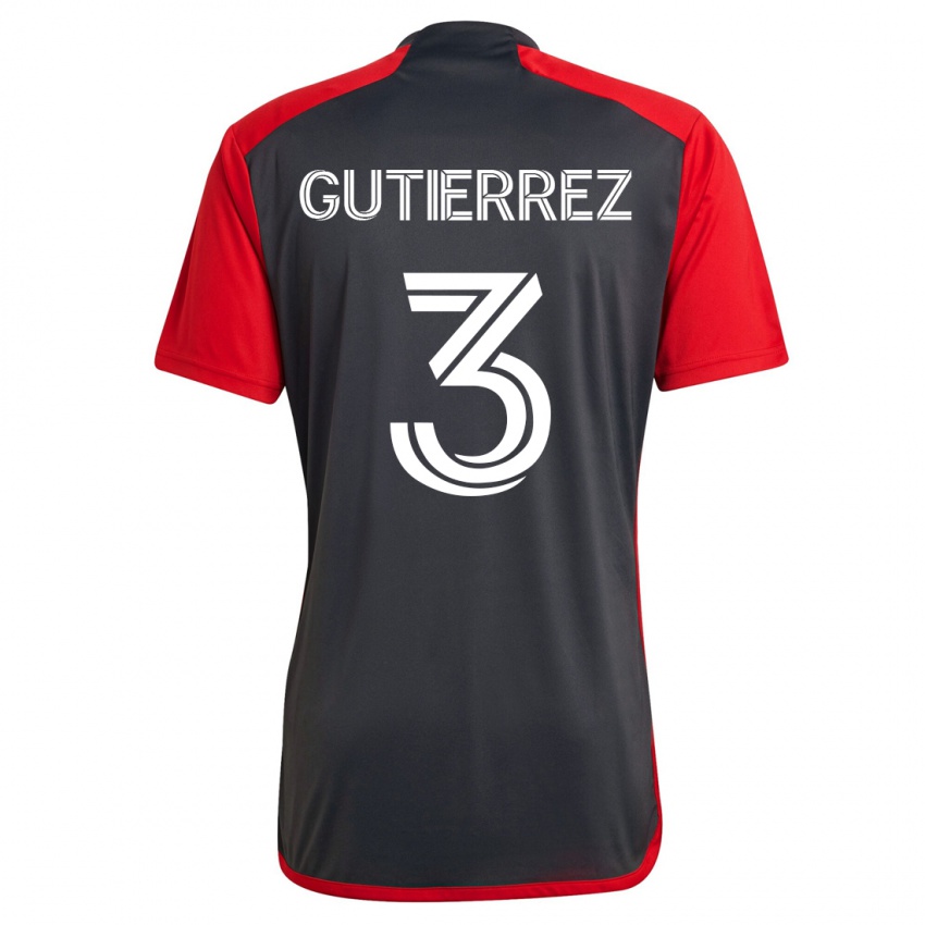 Heren Cristián Gutiérrez #3 Grijs Thuisshirt Thuistenue 2023/24 T-Shirt