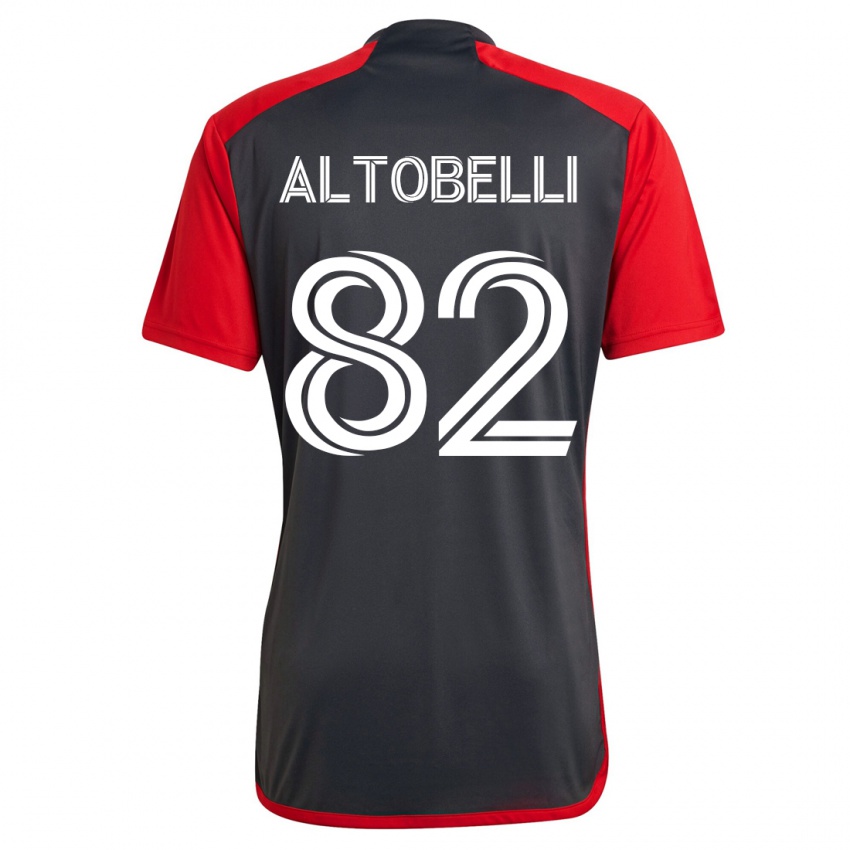Heren Julian Altobelli #82 Grijs Thuisshirt Thuistenue 2023/24 T-Shirt