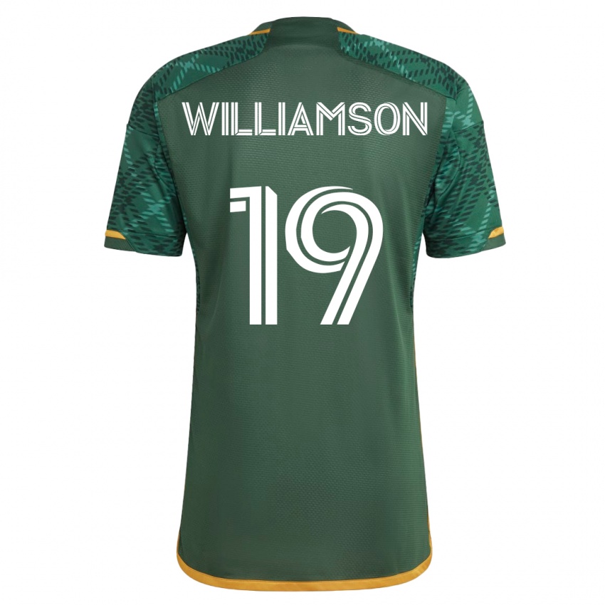 Heren Eryk Williamson #19 Groente Thuisshirt Thuistenue 2023/24 T-Shirt