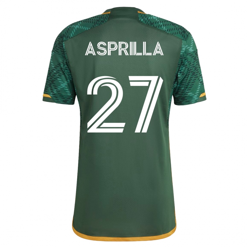 Heren Dairon Asprilla #27 Groente Thuisshirt Thuistenue 2023/24 T-Shirt