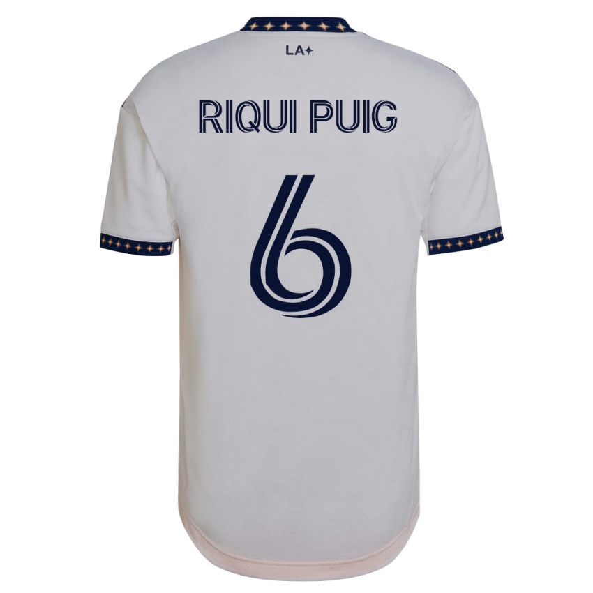 Heren Riqui Puig #6 Wit Thuisshirt Thuistenue 2023/24 T-Shirt