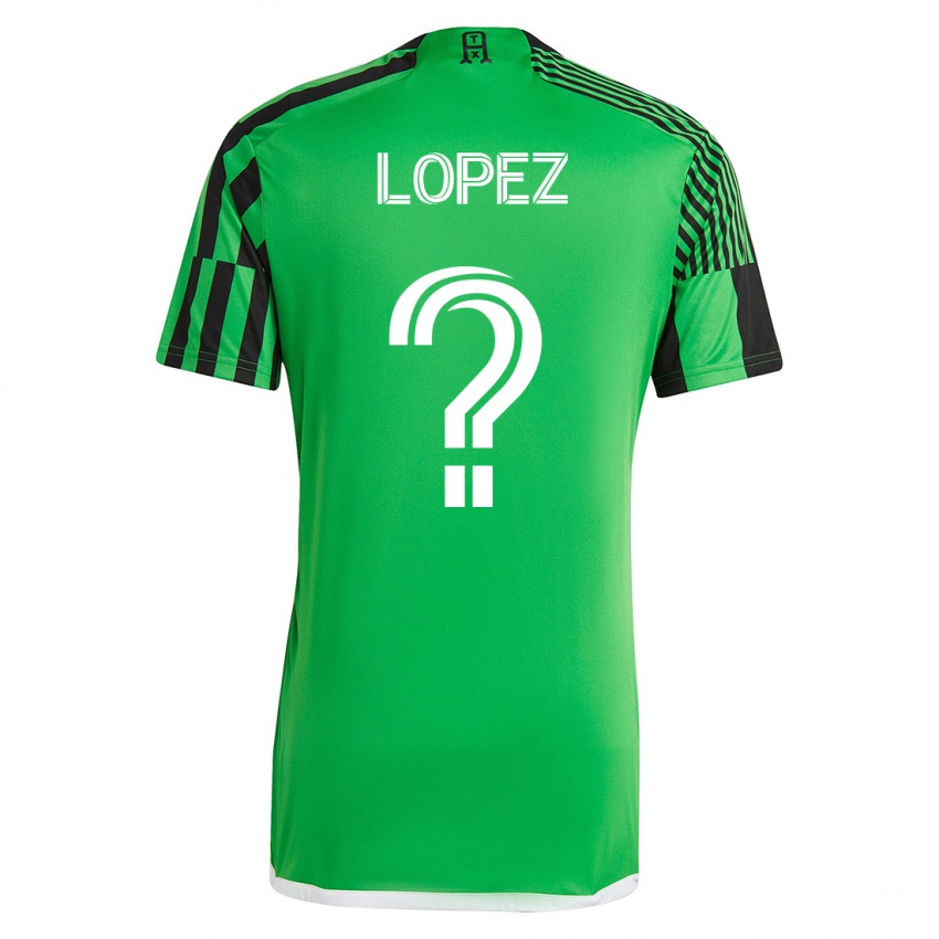 Heren Eric López #0 Groen Zwart Thuisshirt Thuistenue 2023/24 T-Shirt