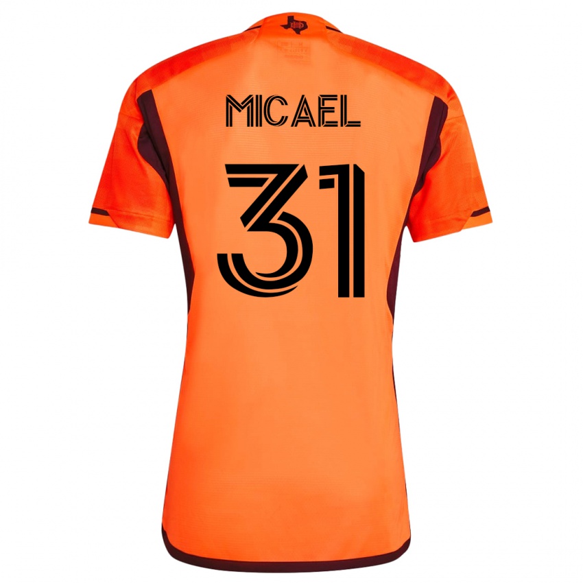 Heren Micael #31 Oranje Thuisshirt Thuistenue 2023/24 T-Shirt