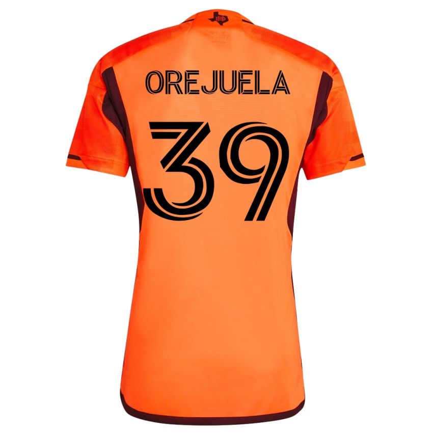 Heren Jesus Orejuela #39 Oranje Thuisshirt Thuistenue 2023/24 T-Shirt