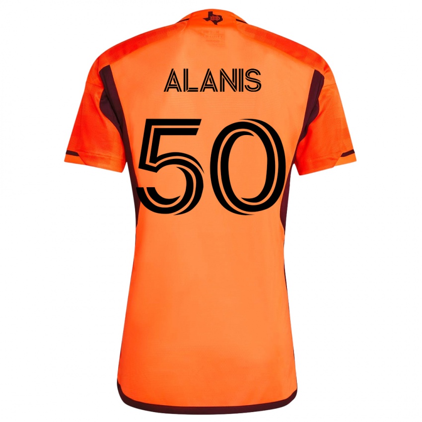Heren Brian Alanis #50 Oranje Thuisshirt Thuistenue 2023/24 T-Shirt