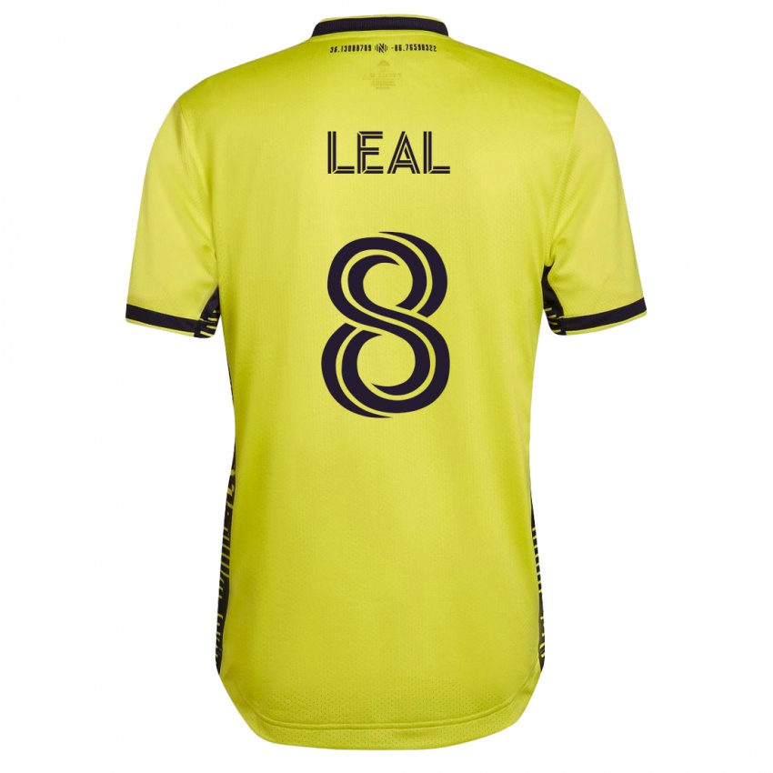 Heren Randall Leal #8 Geel Thuisshirt Thuistenue 2023/24 T-Shirt