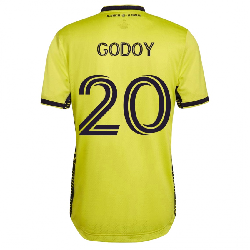 Heren Aníbal Godoy #20 Geel Thuisshirt Thuistenue 2023/24 T-Shirt