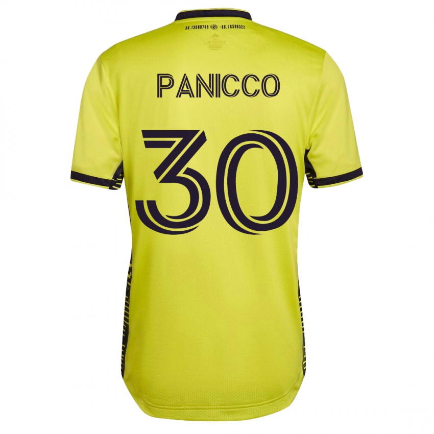 Heren Elliot Panicco #30 Geel Thuisshirt Thuistenue 2023/24 T-Shirt