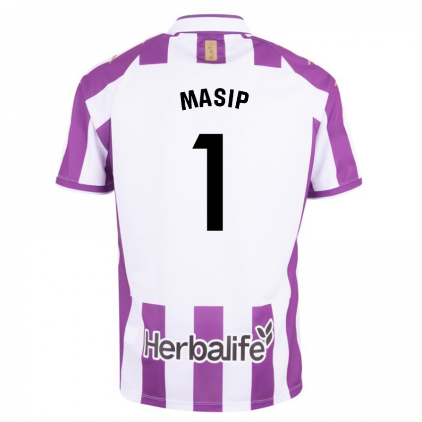 Heren Jordi Masip #1 Paars Thuisshirt Thuistenue 2023/24 T-Shirt