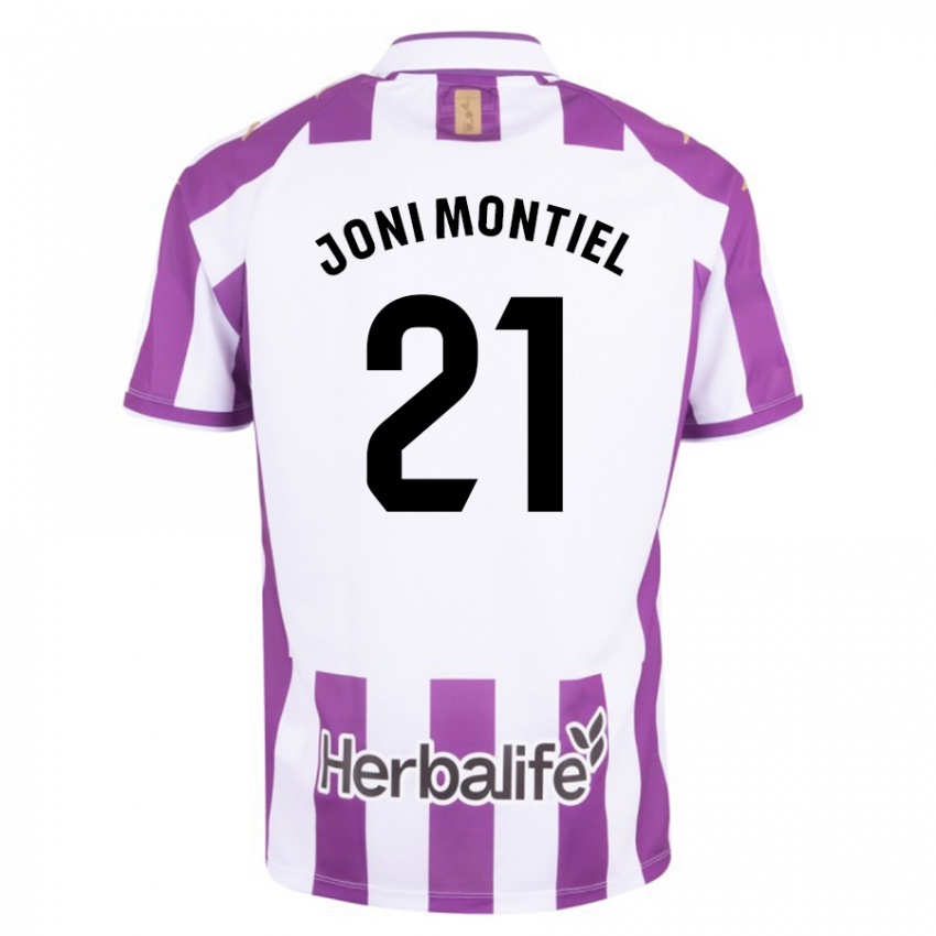 Heren Joni Montiel #21 Paars Thuisshirt Thuistenue 2023/24 T-Shirt