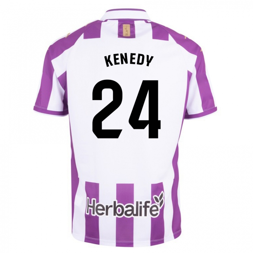 Heren Kenedy #24 Paars Thuisshirt Thuistenue 2023/24 T-Shirt