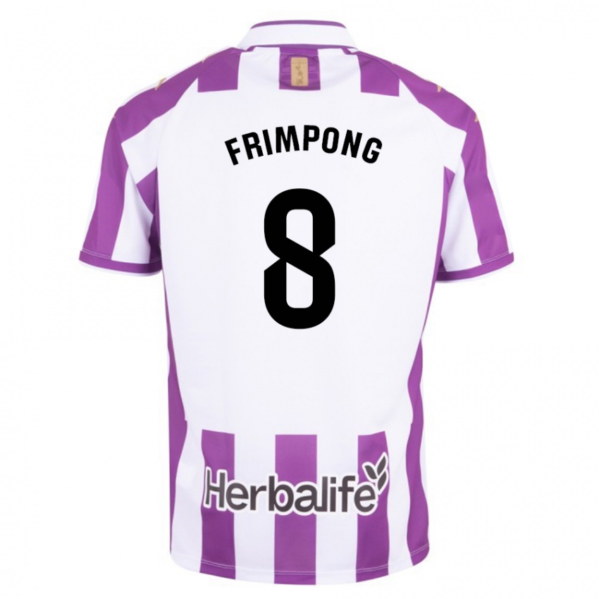 Heren Eugene Frimpong #8 Paars Thuisshirt Thuistenue 2023/24 T-Shirt