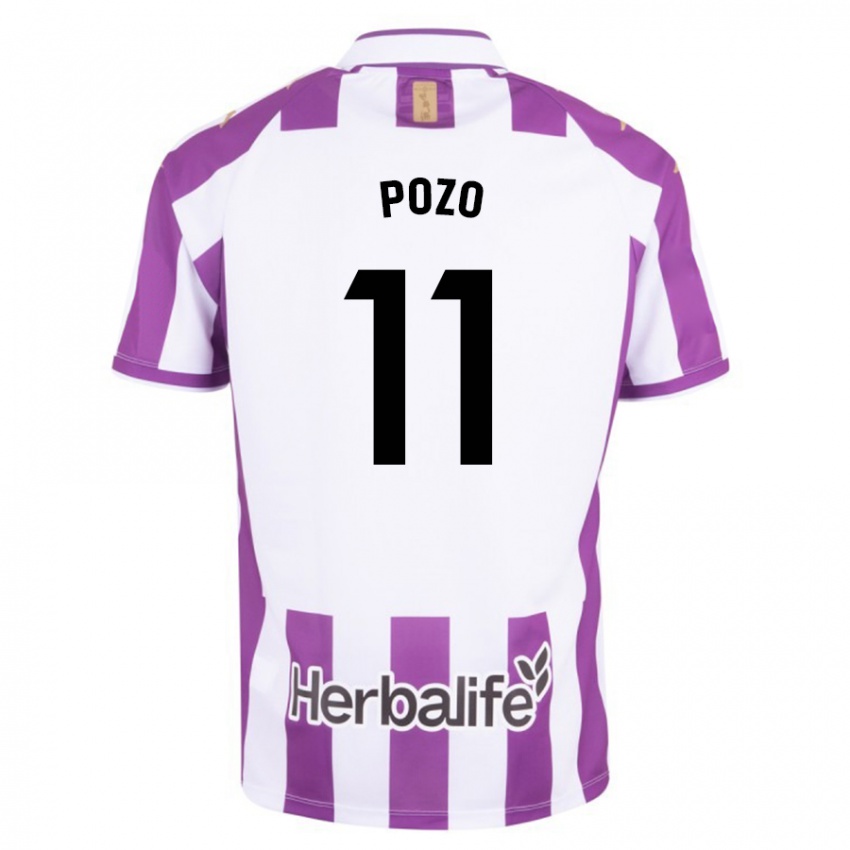 Heren Manuel Pozo #11 Paars Thuisshirt Thuistenue 2023/24 T-Shirt