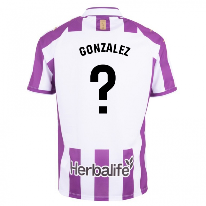 Heren Santi González #0 Paars Thuisshirt Thuistenue 2023/24 T-Shirt
