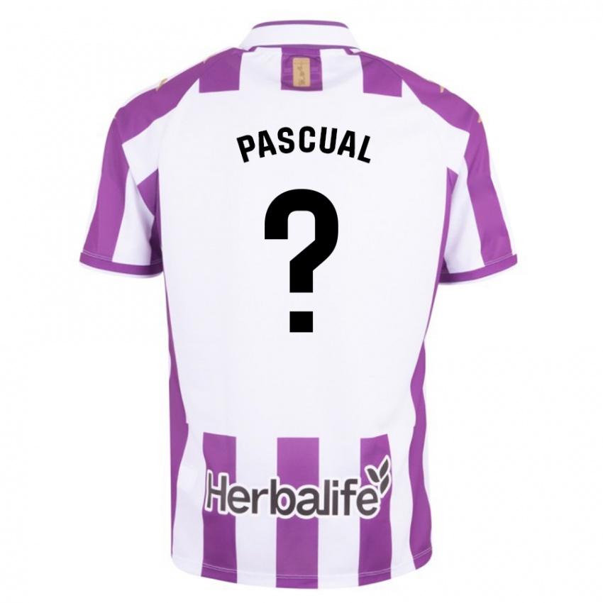 Heren Adrián Pascual #0 Paars Thuisshirt Thuistenue 2023/24 T-Shirt