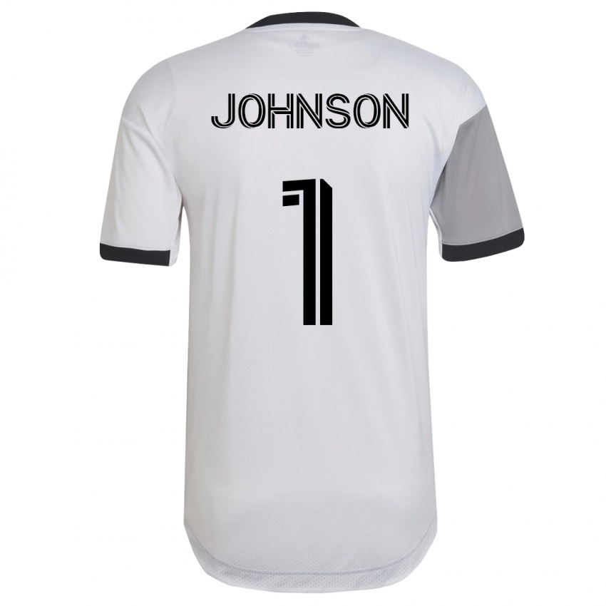 Heren Sean Johnson #1 Wit Uitshirt Uittenue 2023/24 T-Shirt