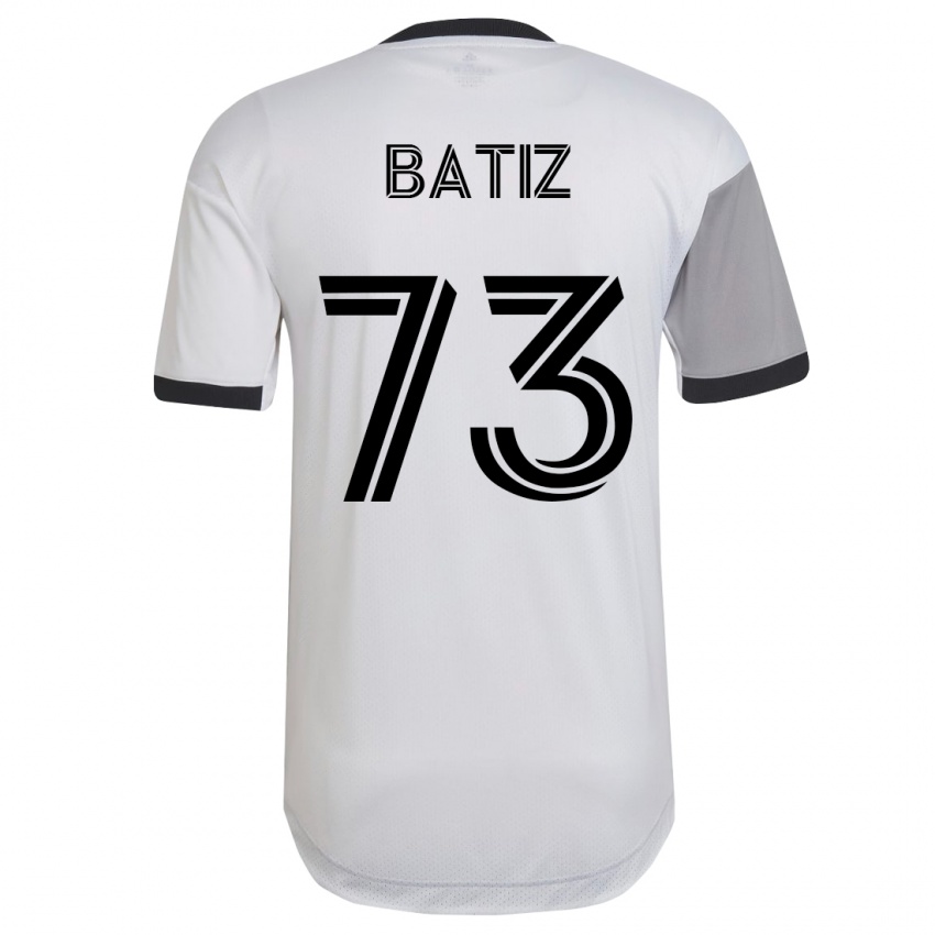 Heren Jesus Batiz #73 Wit Uitshirt Uittenue 2023/24 T-Shirt