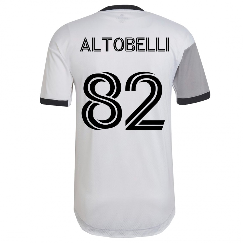 Heren Julian Altobelli #82 Wit Uitshirt Uittenue 2023/24 T-Shirt