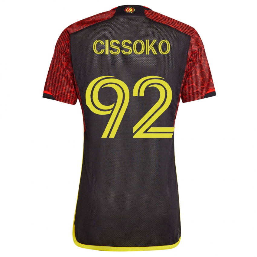 Heren Abdoulaye Cissoko #92 Oranje Uitshirt Uittenue 2023/24 T-Shirt
