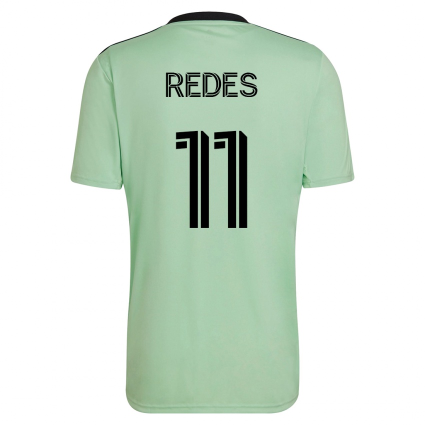 Heren Rodney Redes #11 Licht Groen Uitshirt Uittenue 2023/24 T-Shirt