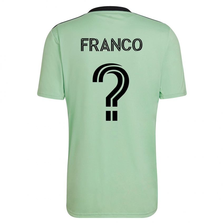 Heren Jordan Franco #0 Licht Groen Uitshirt Uittenue 2023/24 T-Shirt
