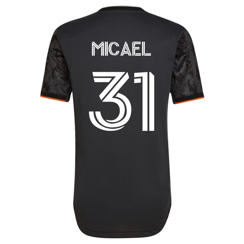 Heren Micael #31 Zwart Uitshirt Uittenue 2023/24 T-Shirt