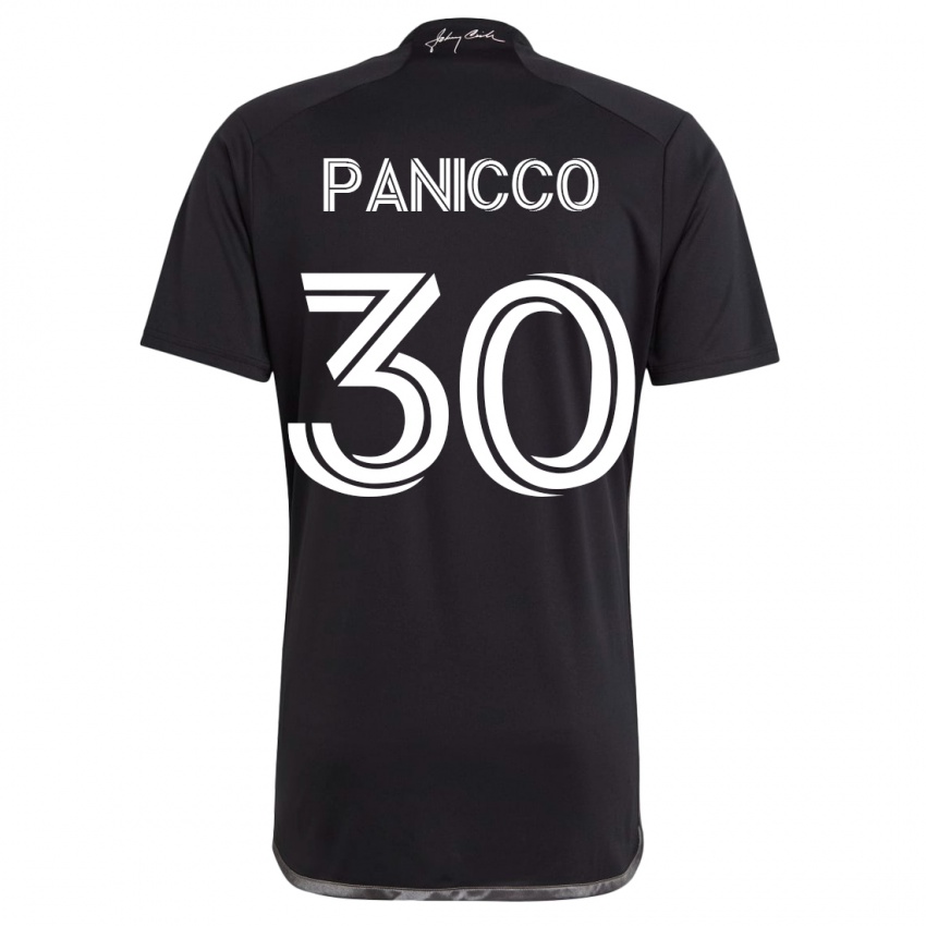 Heren Elliot Panicco #30 Zwart Uitshirt Uittenue 2023/24 T-Shirt