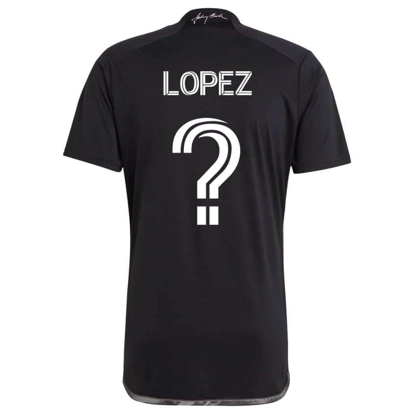 Heren Alejandro Velazquez-Lopez #0 Zwart Uitshirt Uittenue 2023/24 T-Shirt