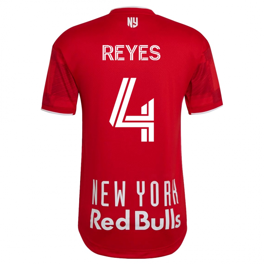 Heren Andrés Reyes #4 Beige-Gouden Uitshirt Uittenue 2023/24 T-Shirt