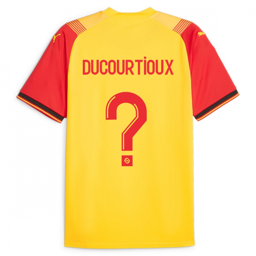 Dames Ilan Ducourtioux #0 Geel Thuisshirt Thuistenue 2023/24 T-Shirt