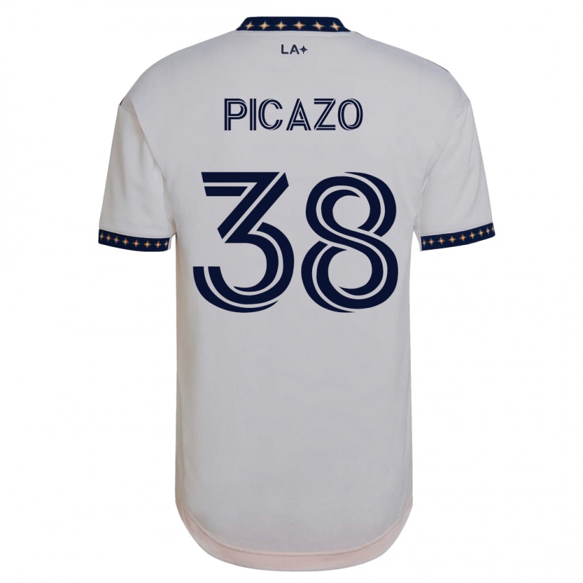 Dames Axel Picazo #38 Wit Thuisshirt Thuistenue 2023/24 T-Shirt