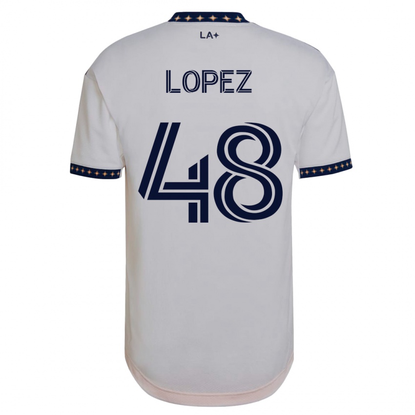 Dames Diego López #48 Wit Thuisshirt Thuistenue 2023/24 T-Shirt
