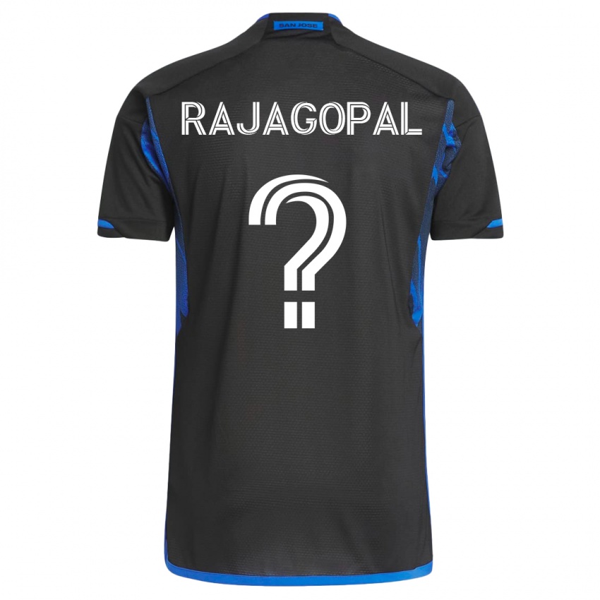 Dames Rohan Rajagopal #0 Blauw Zwart Thuisshirt Thuistenue 2023/24 T-Shirt
