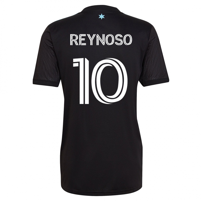 Dames Emanuel Reynoso #10 Zwart Thuisshirt Thuistenue 2023/24 T-Shirt