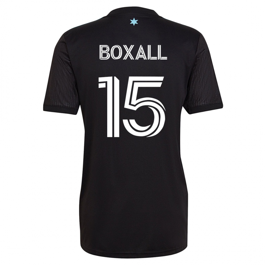 Dames Michael Boxall #15 Zwart Thuisshirt Thuistenue 2023/24 T-Shirt