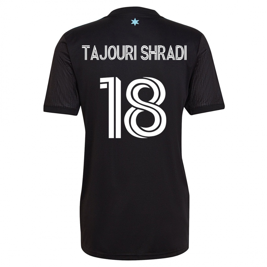 Dames Ismael Tajouri-Shradi #18 Zwart Thuisshirt Thuistenue 2023/24 T-Shirt