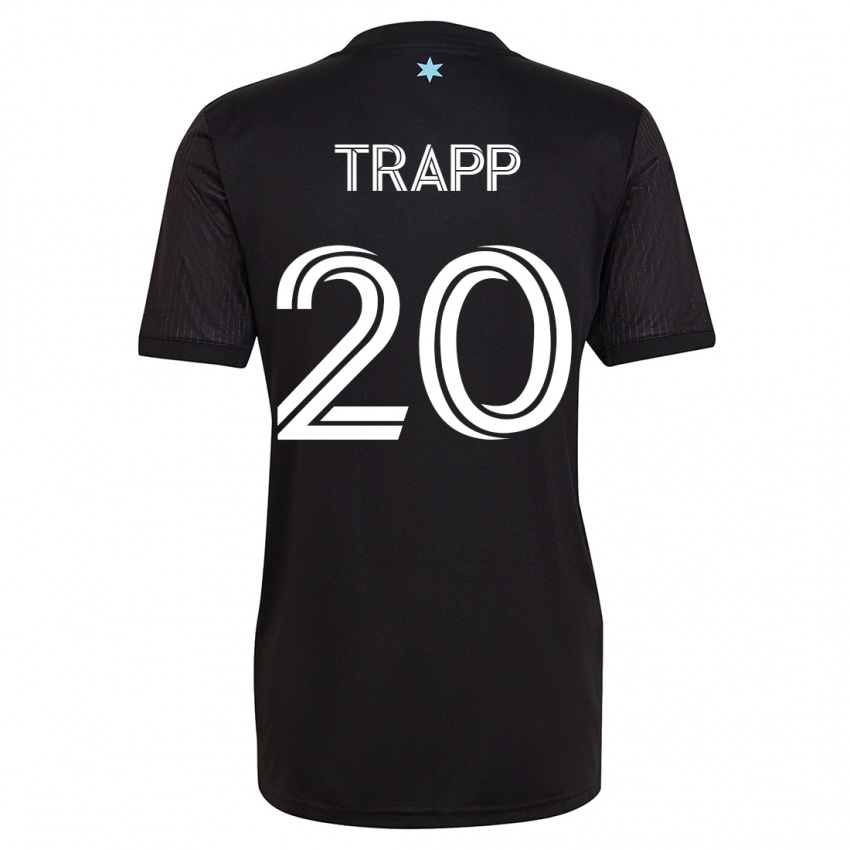 Dames Wil Trapp #20 Zwart Thuisshirt Thuistenue 2023/24 T-Shirt