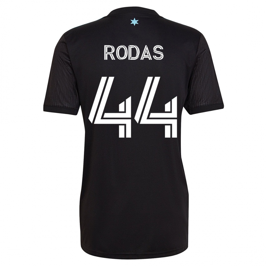 Dames Geremy Rodas #44 Zwart Thuisshirt Thuistenue 2023/24 T-Shirt