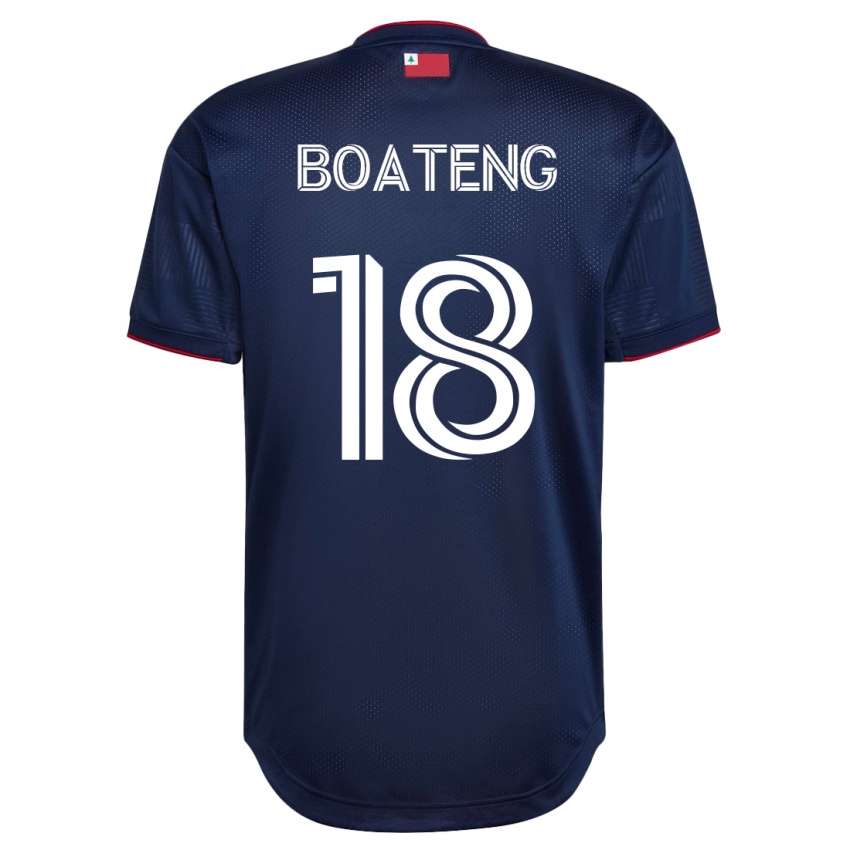 Dames Emmanuel Boateng #18 Marine Thuisshirt Thuistenue 2023/24 T-Shirt