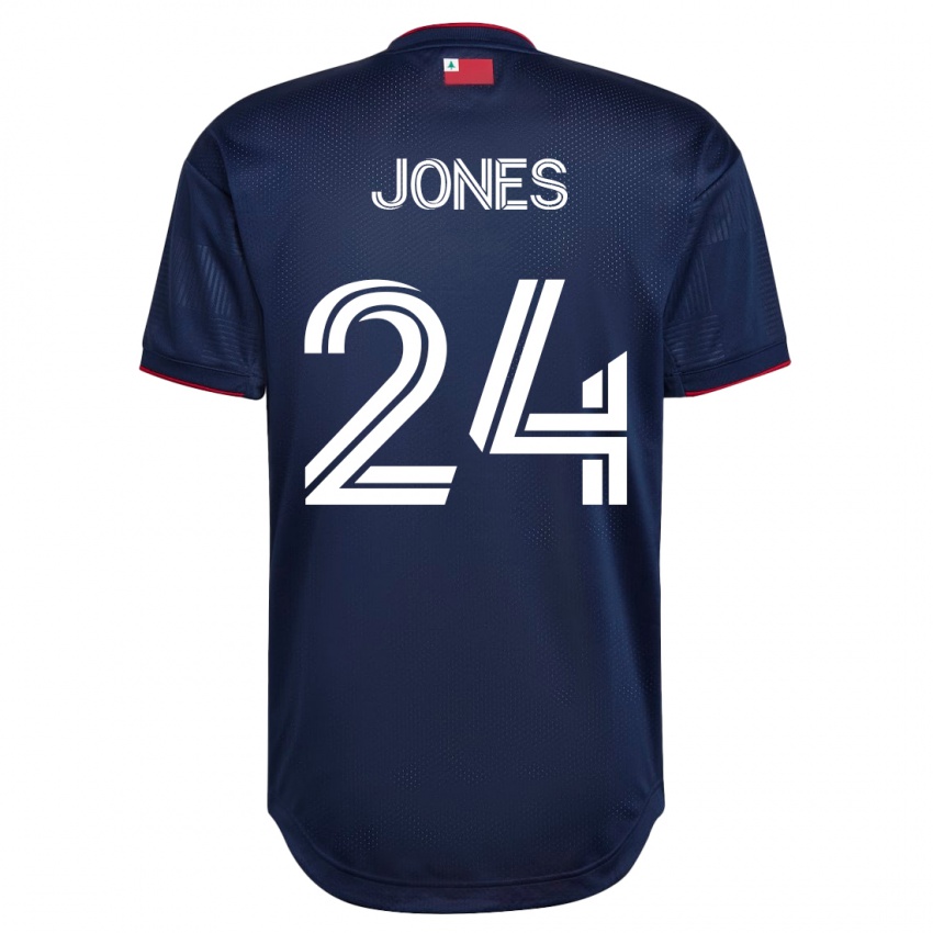 Dames Dejuan Jones #24 Marine Thuisshirt Thuistenue 2023/24 T-Shirt