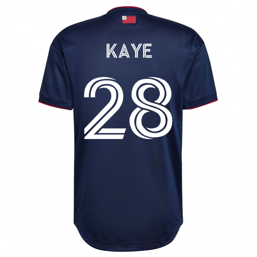 Dames Mark-Anthony Kaye #28 Marine Thuisshirt Thuistenue 2023/24 T-Shirt